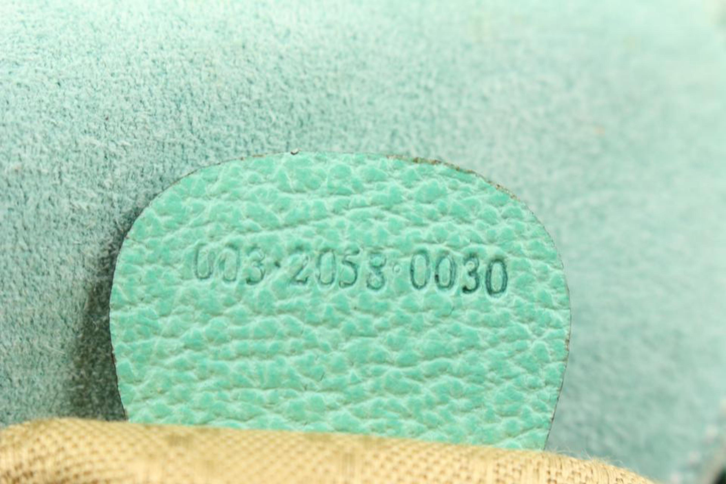 Seltener Mintgrüner Mini-Rucksack aus Wildleder und Bambus von Gucci 11g131s (Grün) im Angebot