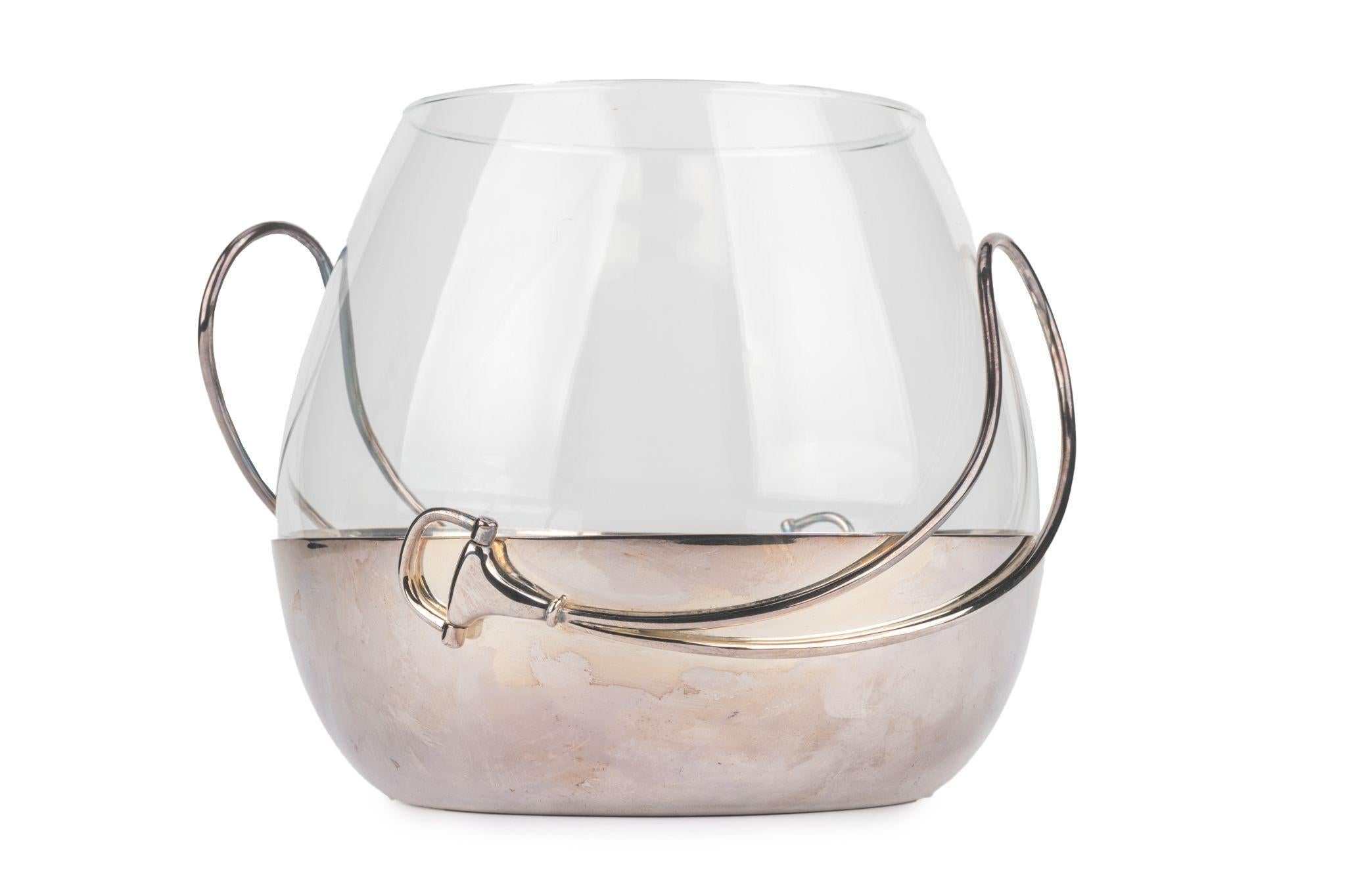 Gucci Rare Silver Crystal Punch Set For Sale 2