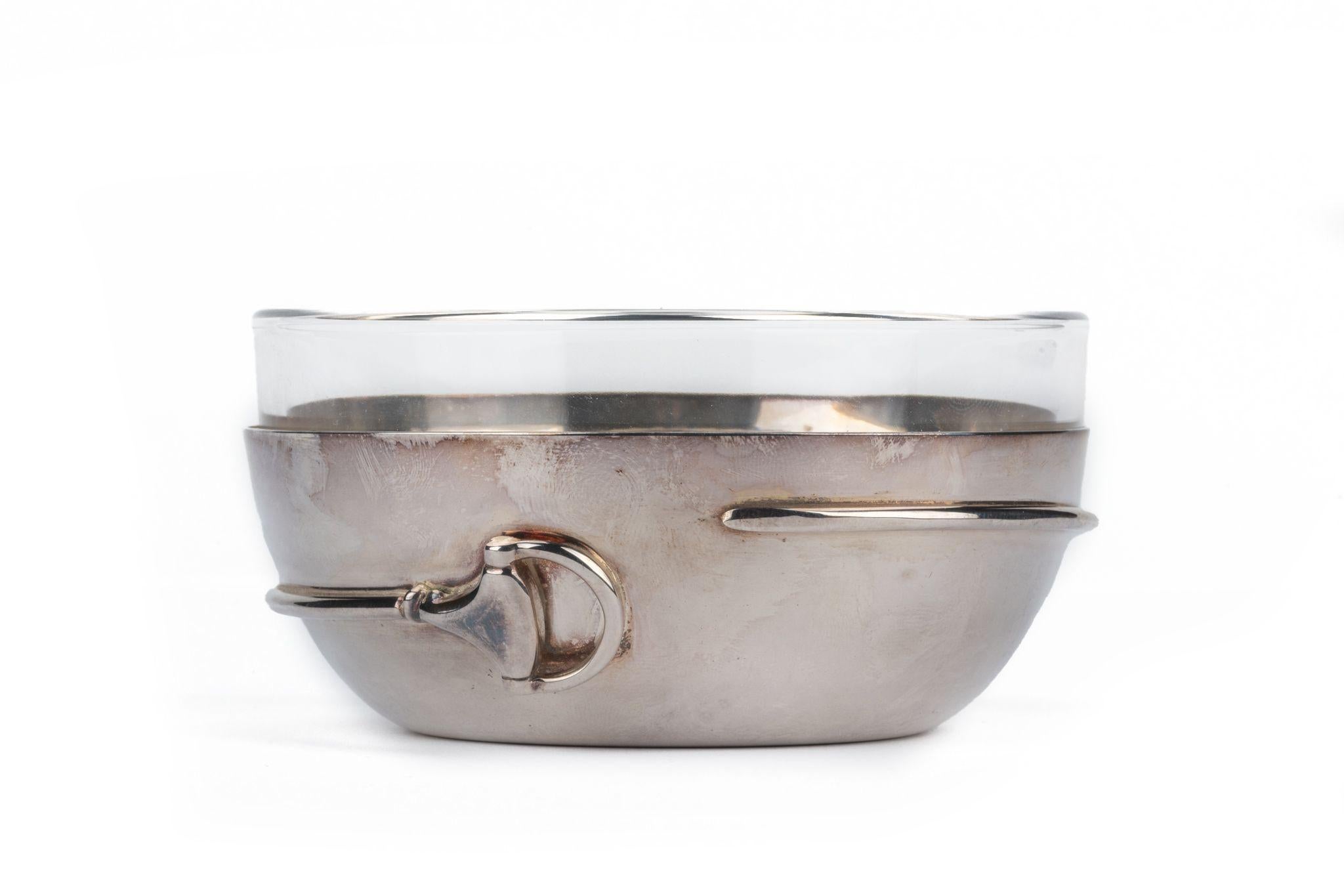 Gucci Rare Silver Crystal Punch Set For Sale 5