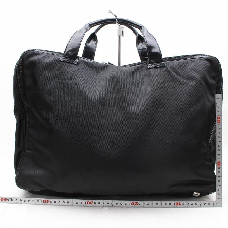 Gucci Rare Suitcase Black Briefcase Bag Carry-On Suitcase 854675 For Sale 1