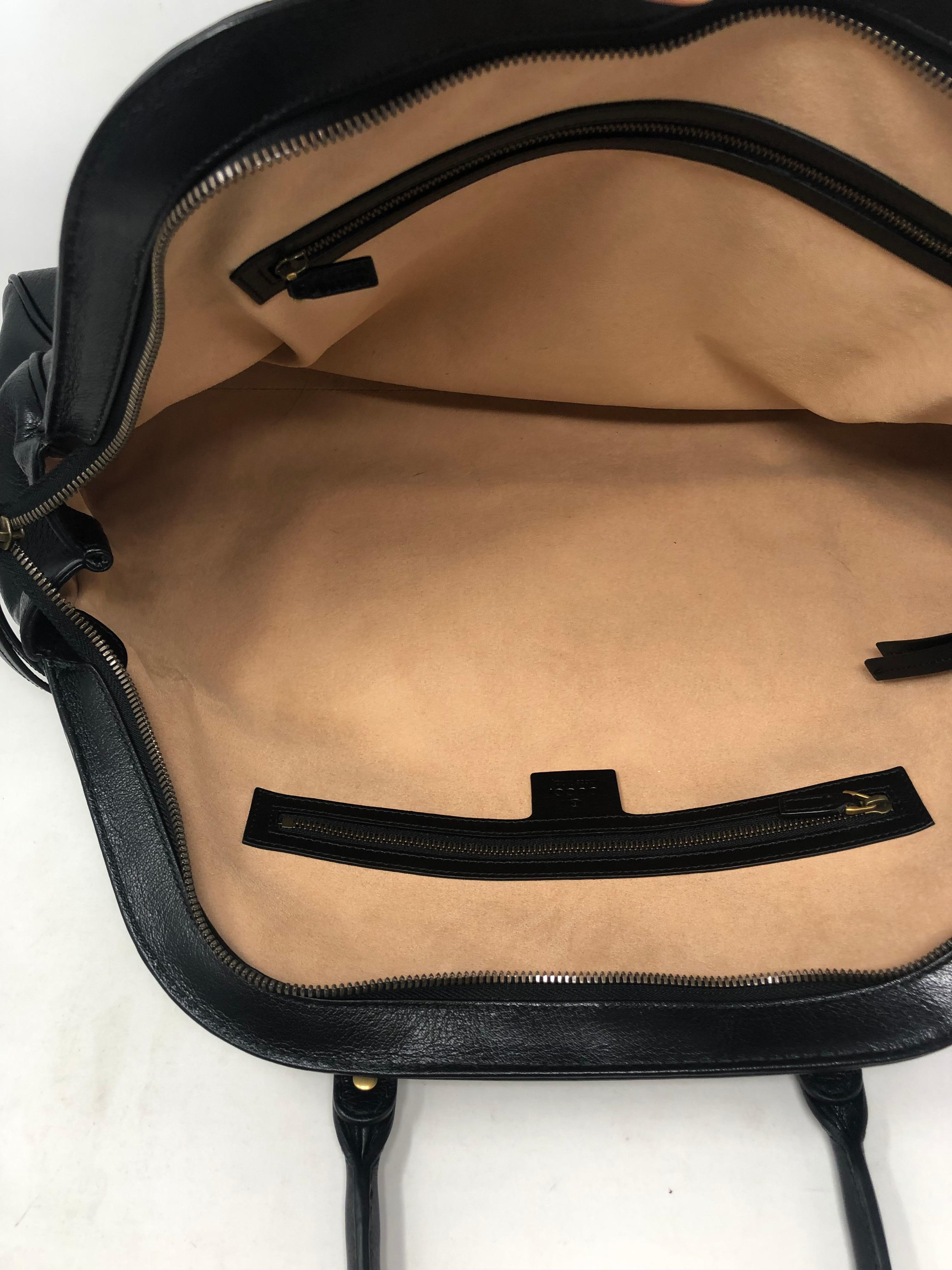 Gucci Re(Belle) Large Black Leather Bag  9