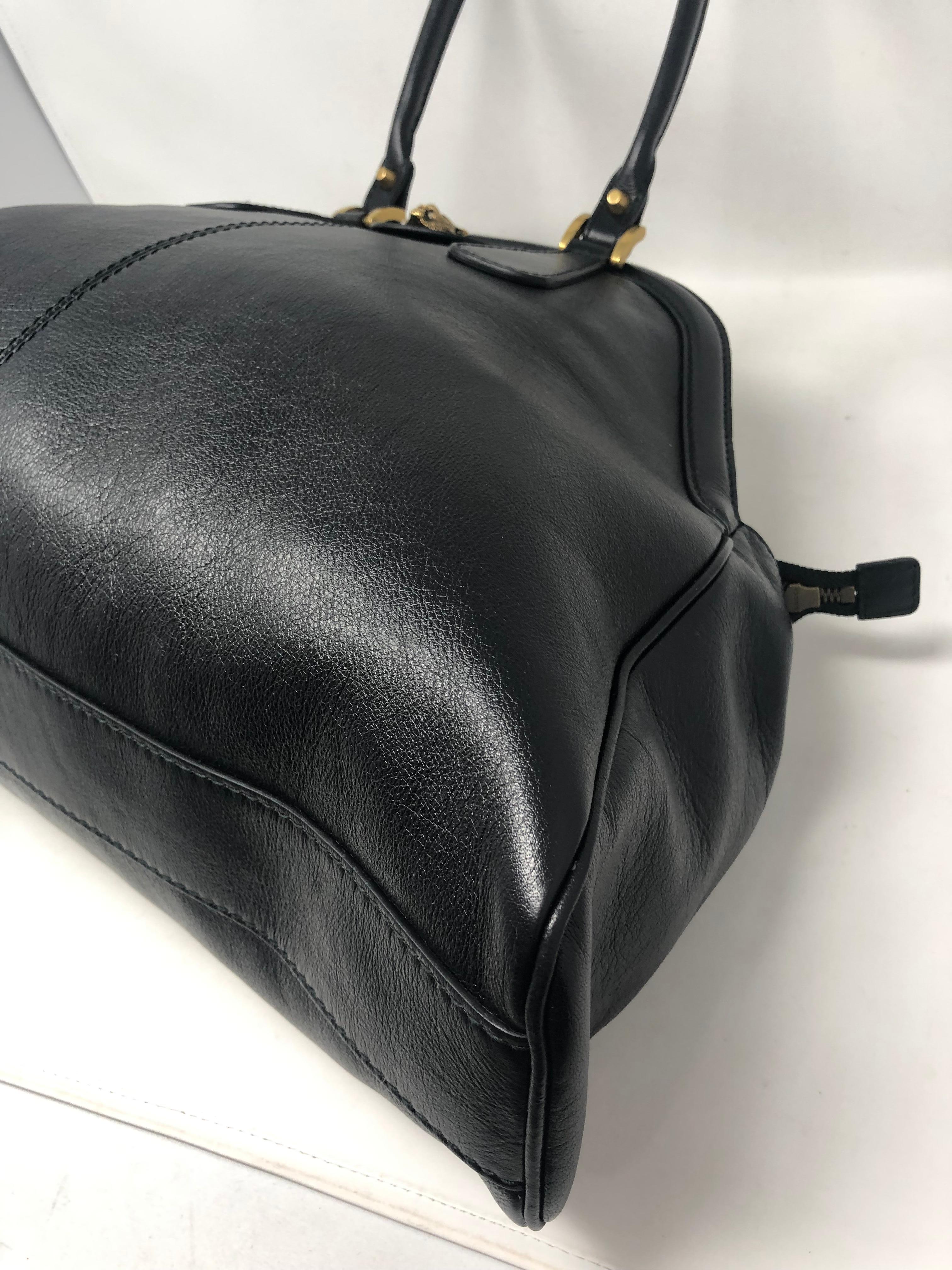 Gucci Re(Belle) Large Black Leather Bag  10
