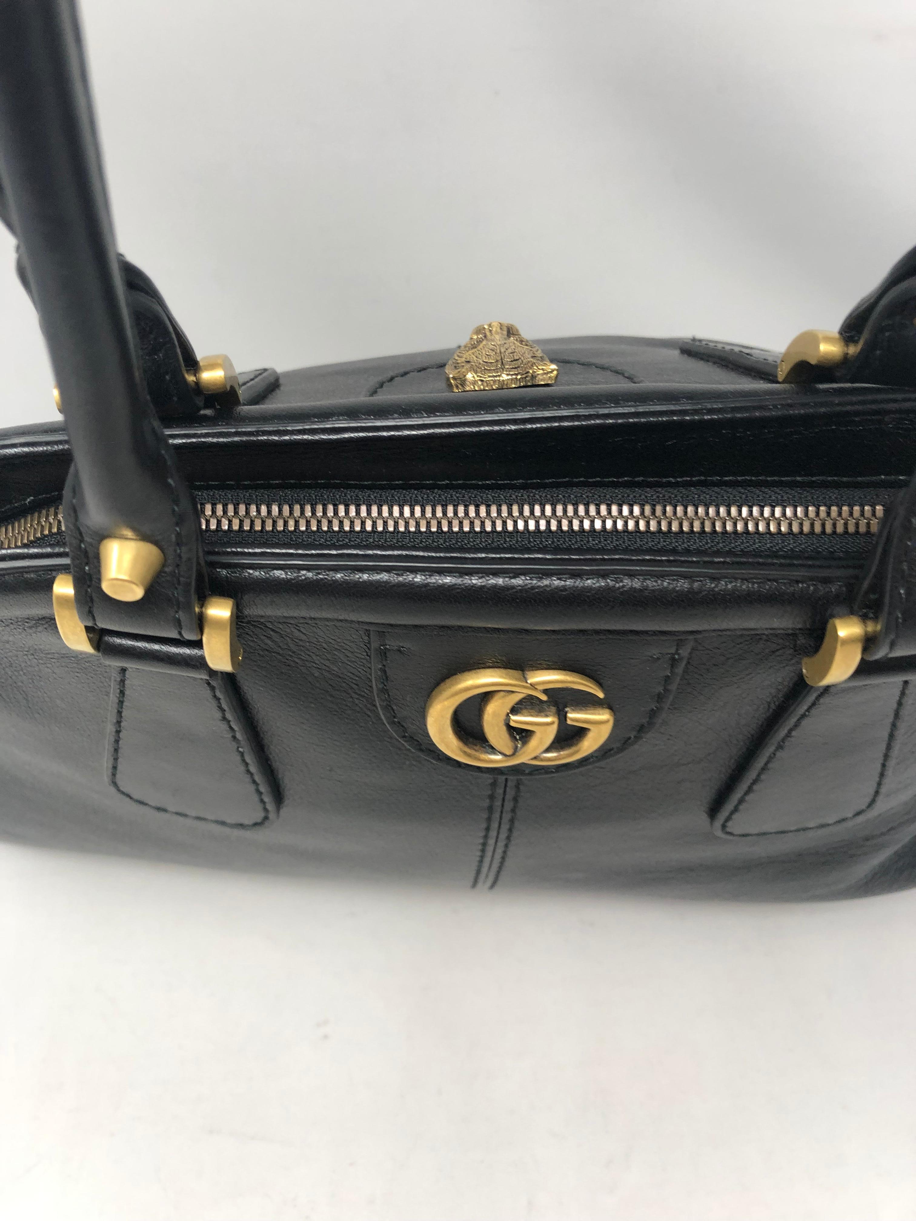 Gucci Re(Belle) Large Black Leather Bag  3