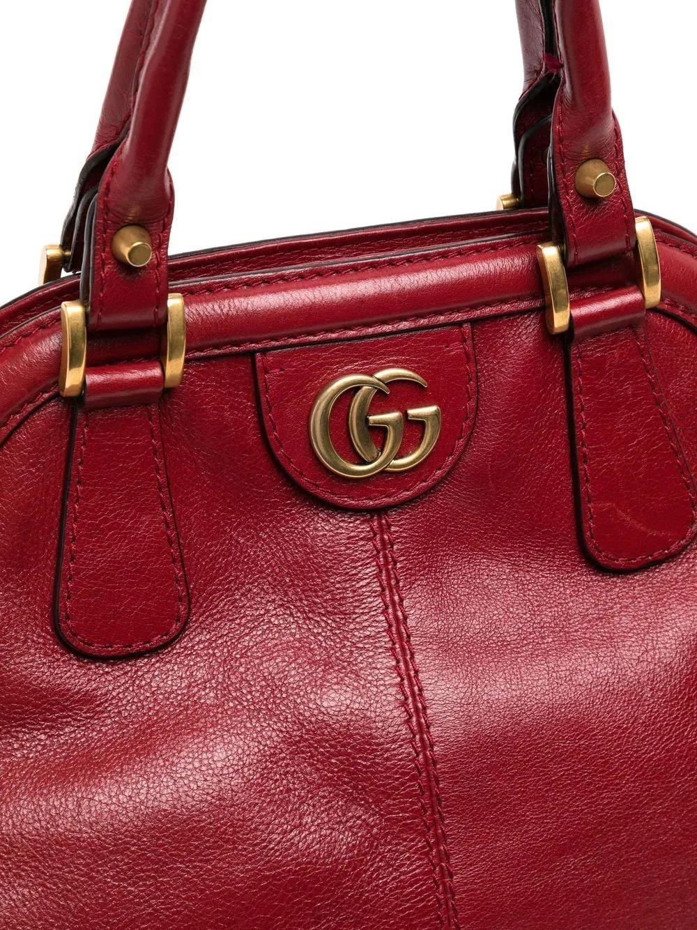 Brown Gucci ReBelle Red Handbag