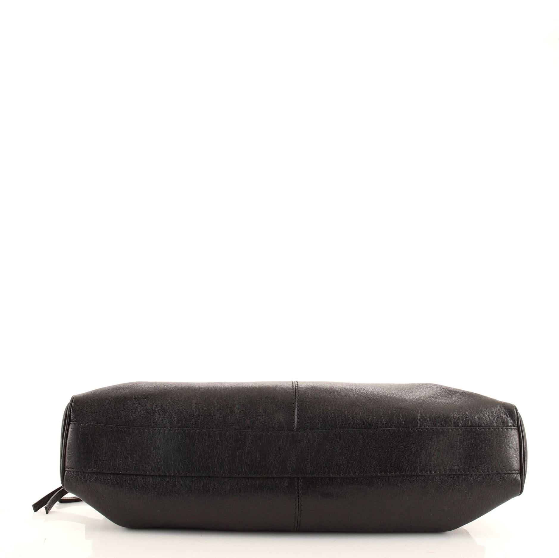 Black Gucci RE(BELLE) Top Handle Bag Leather Large