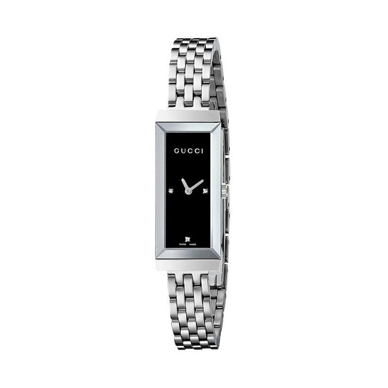 Gucci Rectangle Steel Ladies Watch YA127504 For Sale at 1stDibs | gucci  watch rectangle, gucci rectangle watch, rectangle gucci watch