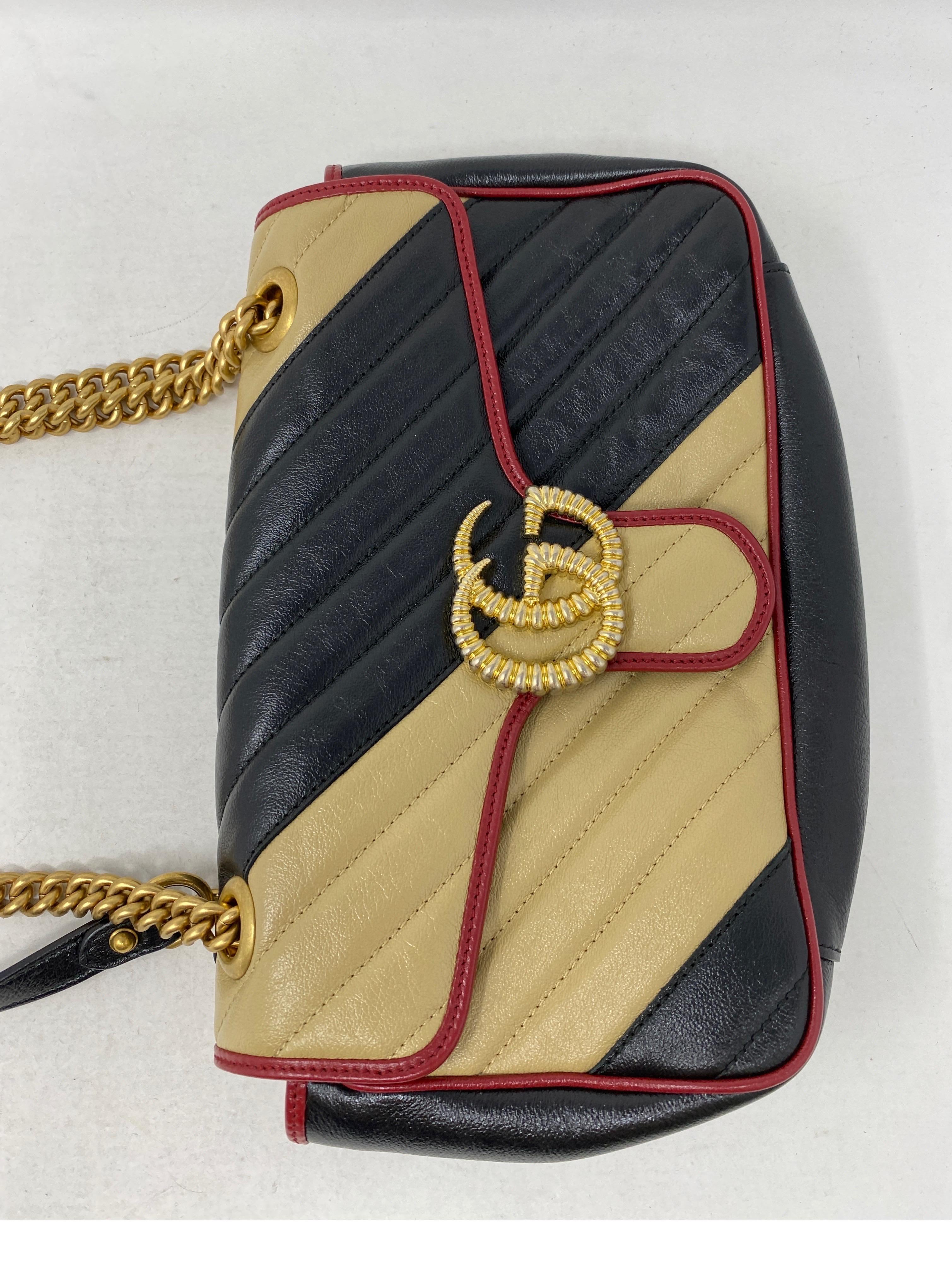 gucci bag red and black