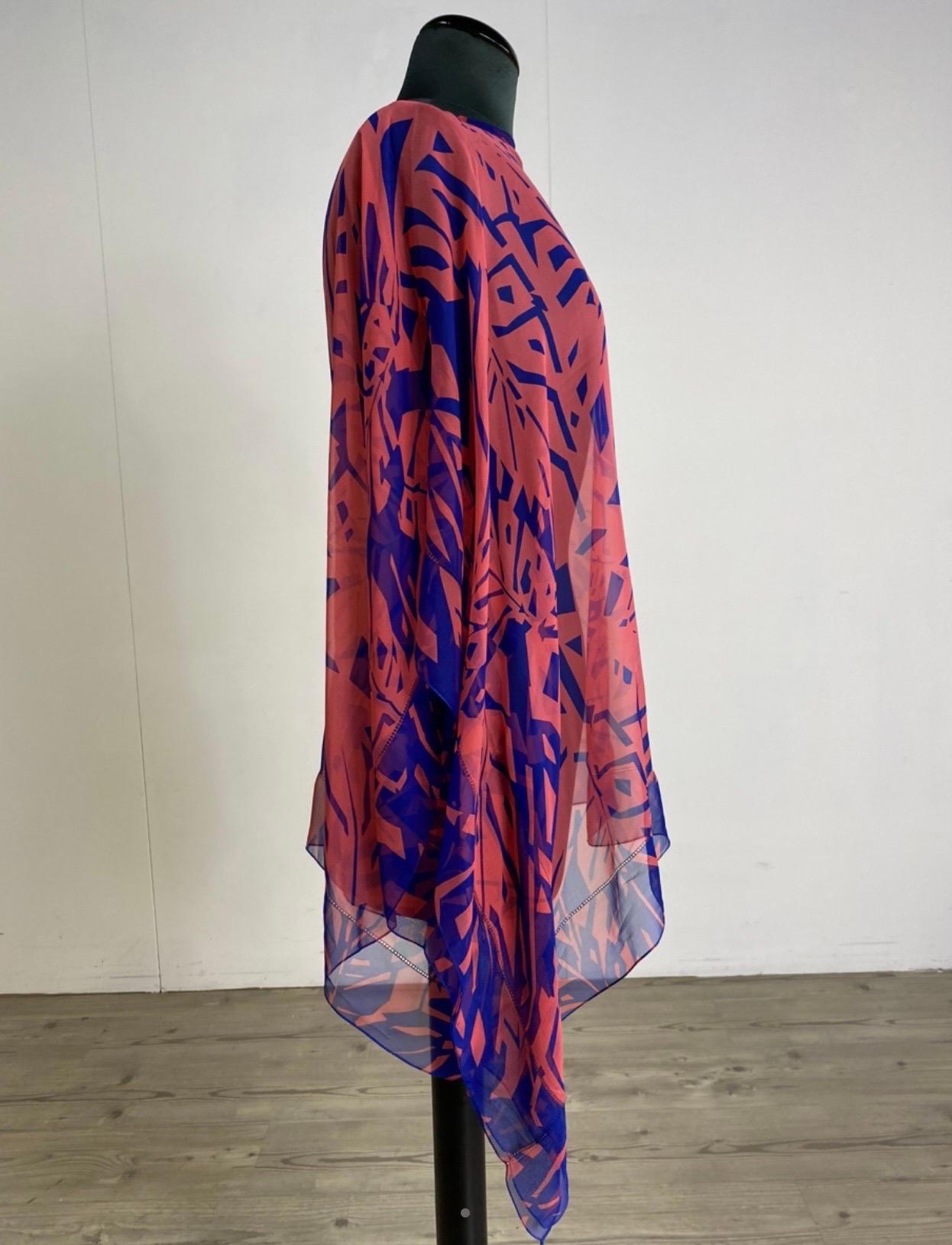 Purple Gucci red and blue nature caftan