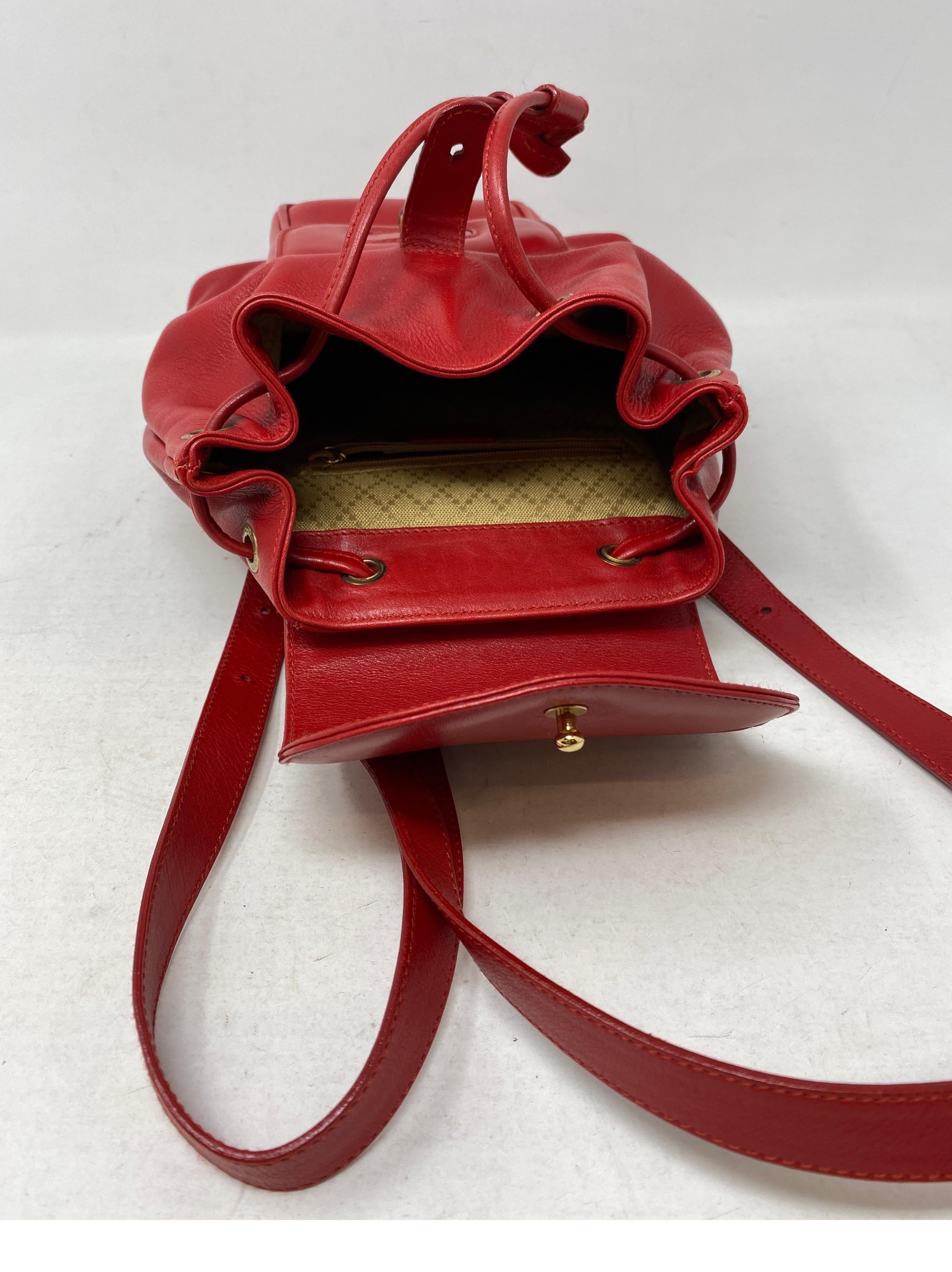 Gucci Red Backpack 10