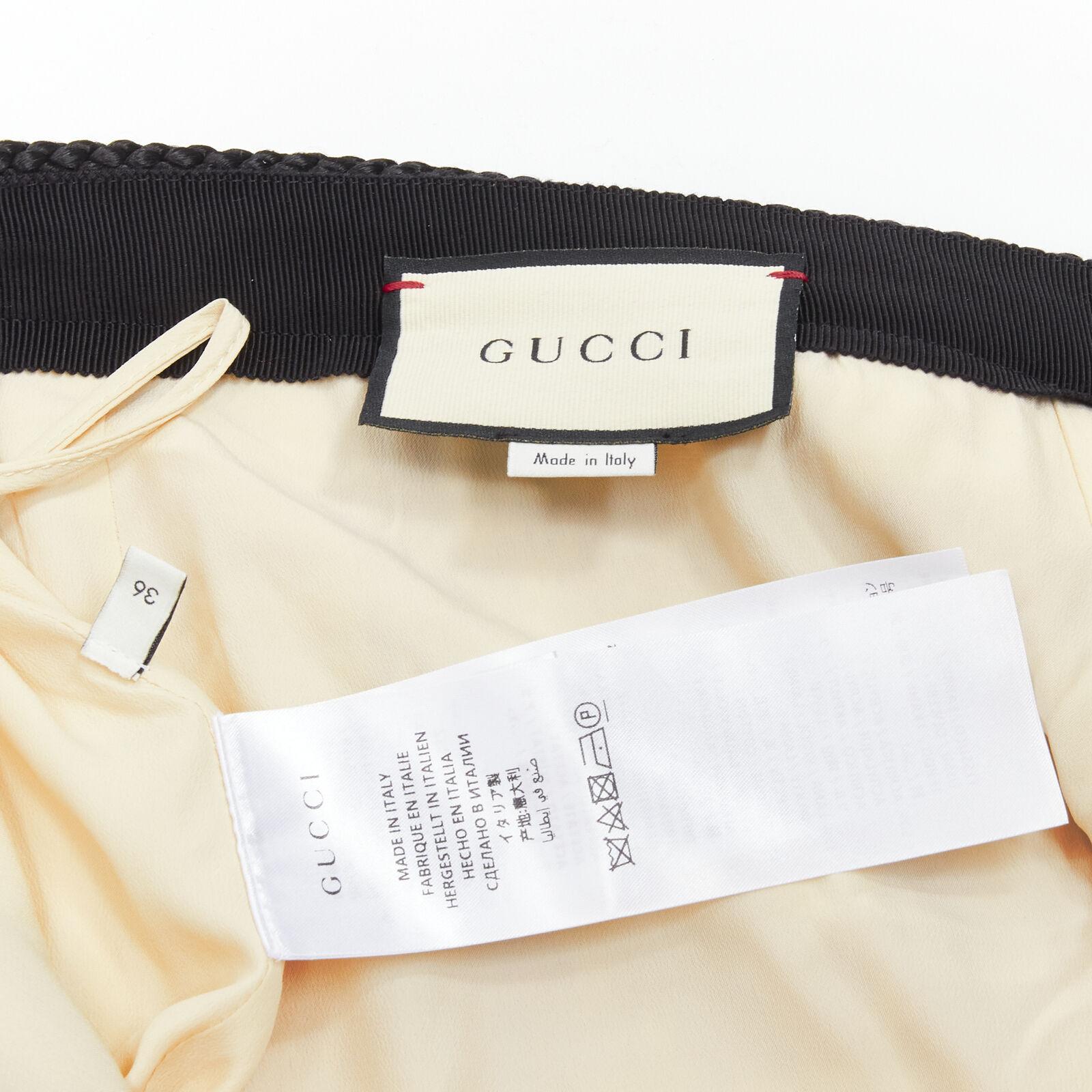 GUCCI red beige checkered tweed gold tone GG button mini skirt IT36 XXS For Sale 2