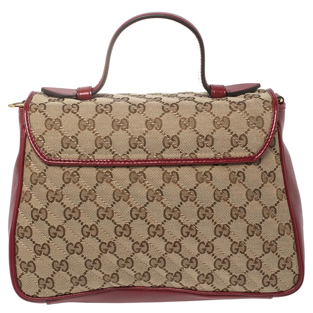 gucci marmont top handle red