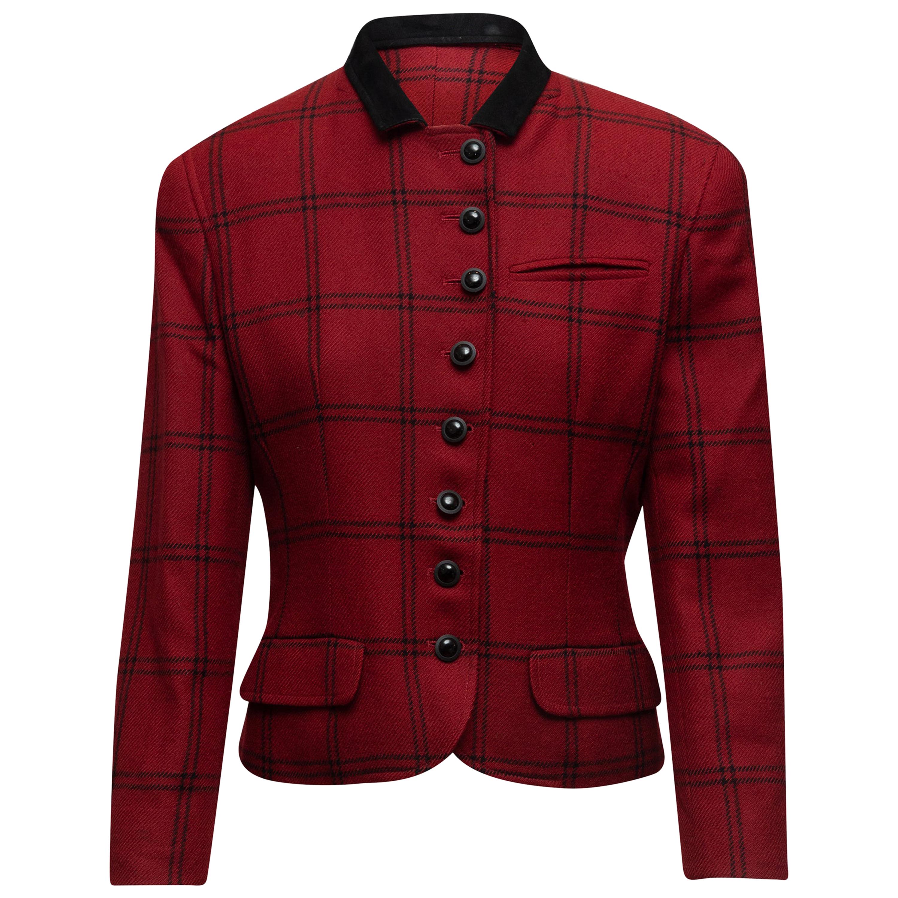 gucci plaid jacket