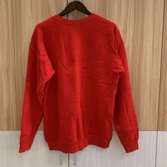 Gucci Red "Blind for Love" Bee and Floral Appliqué Sweatshirt