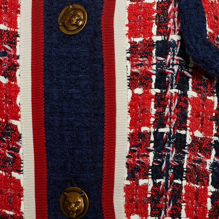 gucci red and blue jacket