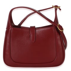 Gucci Red Boarded Dyana Lux Calfskin Mini Jackie 1961 Hobo