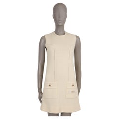 Gucci, abito in lana rosso panna 2023 SLEEVELESS KNIT MINI 38 XS