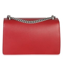 Gucci Red Dollar Calfskin Small Dionysus Chain Bag