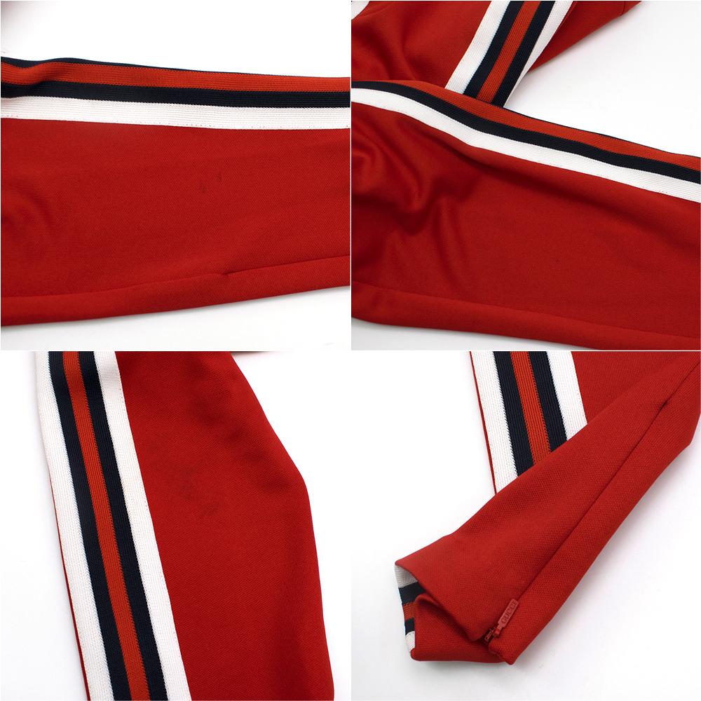 Gucci Red Embroidered Tracksuit S 2