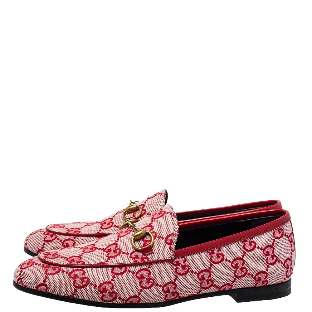 gucci loafers red