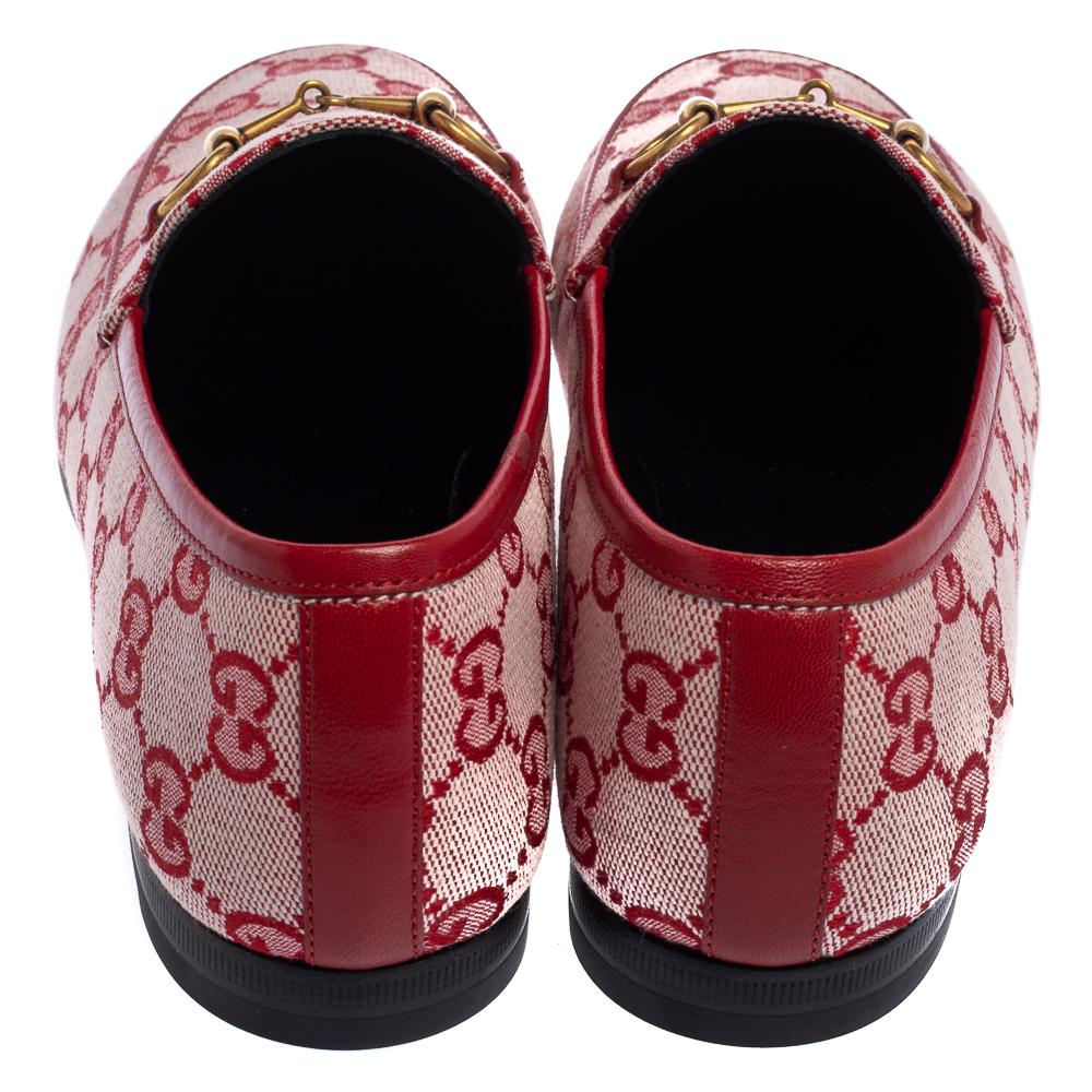 gucci red loafers womens
