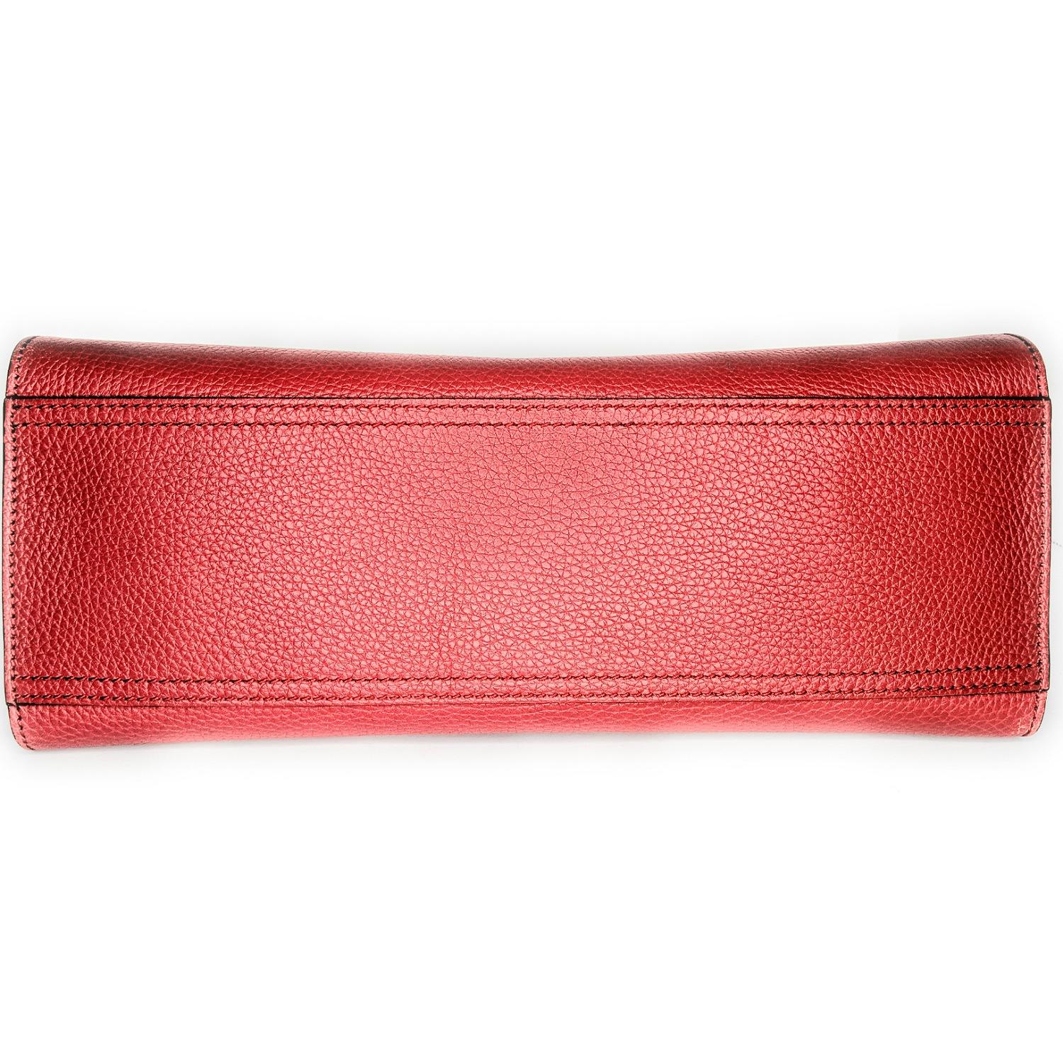 Women's Gucci Red GG Marmont Top Handle Bag For Sale