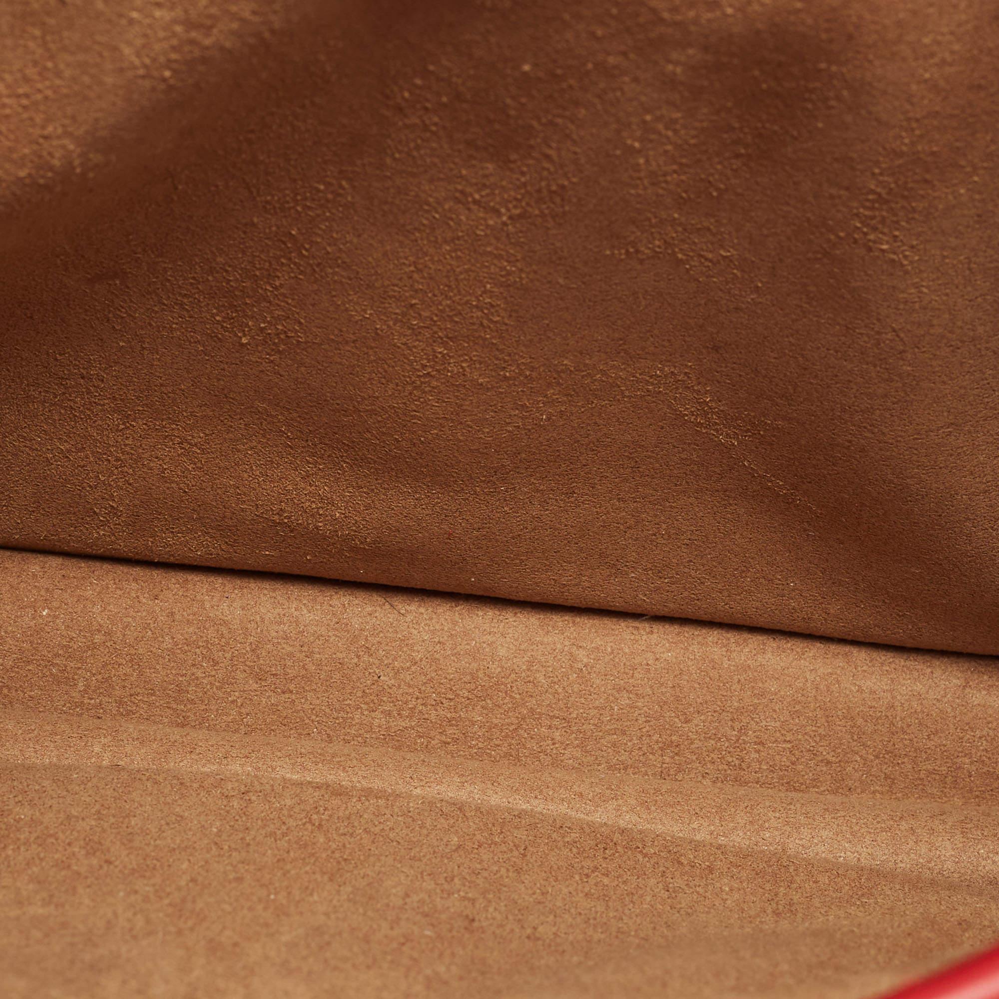 Gucci - Sac à bandoulière en toile et cuir rouge « Dionysus Arabesque » GG Supreme, taille moyenne 8