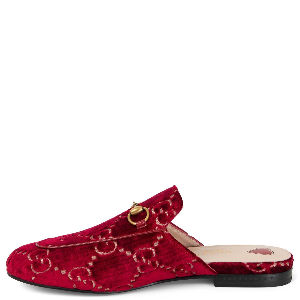 princetown gg velvet slippers