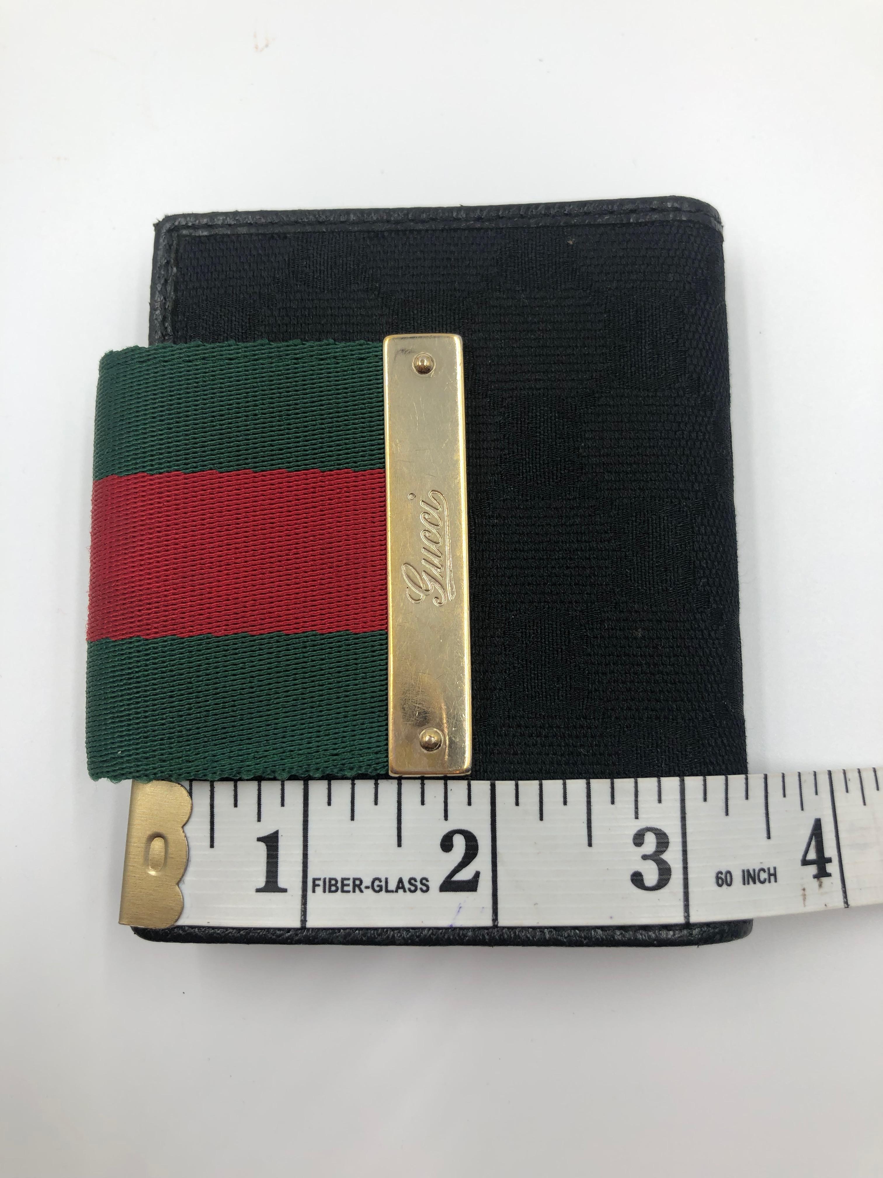 Gucci Red & Green Stripe Small Wallet 7