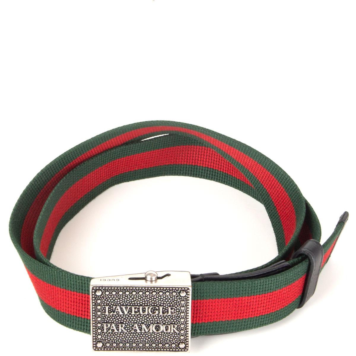 red and green gucci belt