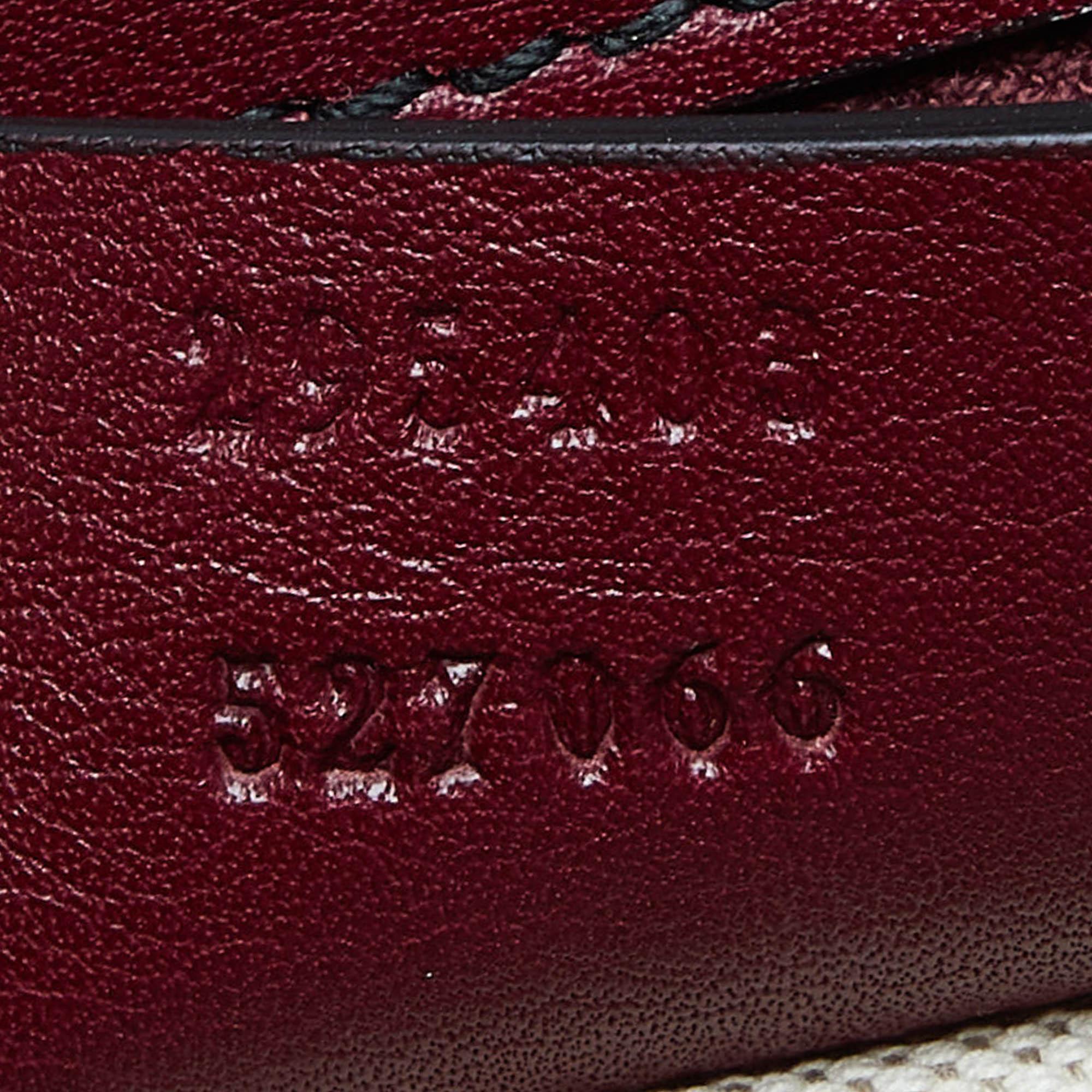 Gucci Red Guccissima Leather Large Emily Chain Shoulder Bag 3