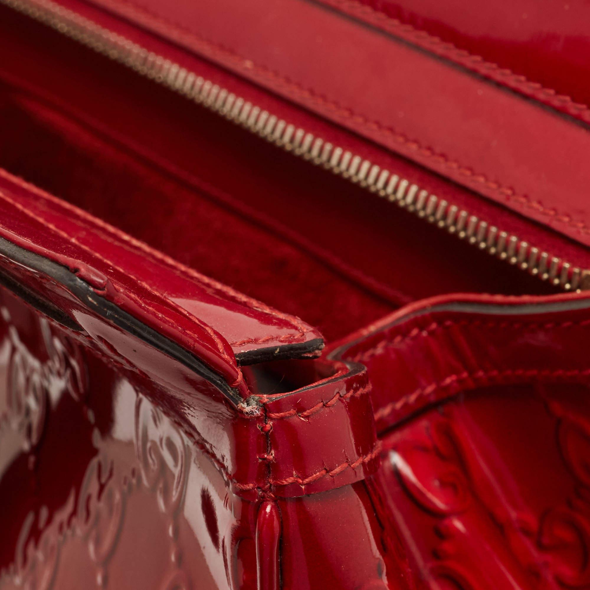 Gucci Guccissima Lackleder-Tasche mit Mayfair-Schleife 2