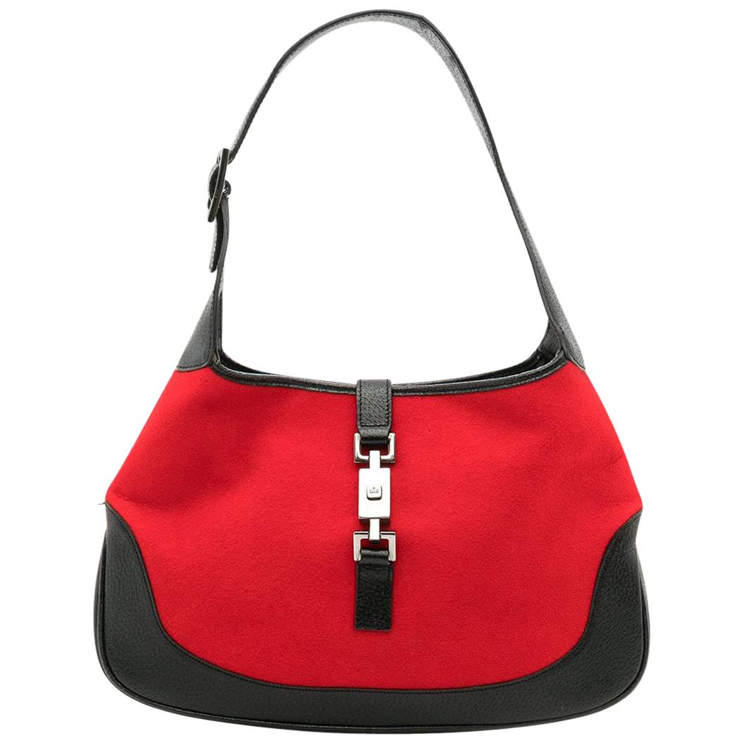Gucci Red Microguccissima Leather Hobo at 1stDibs