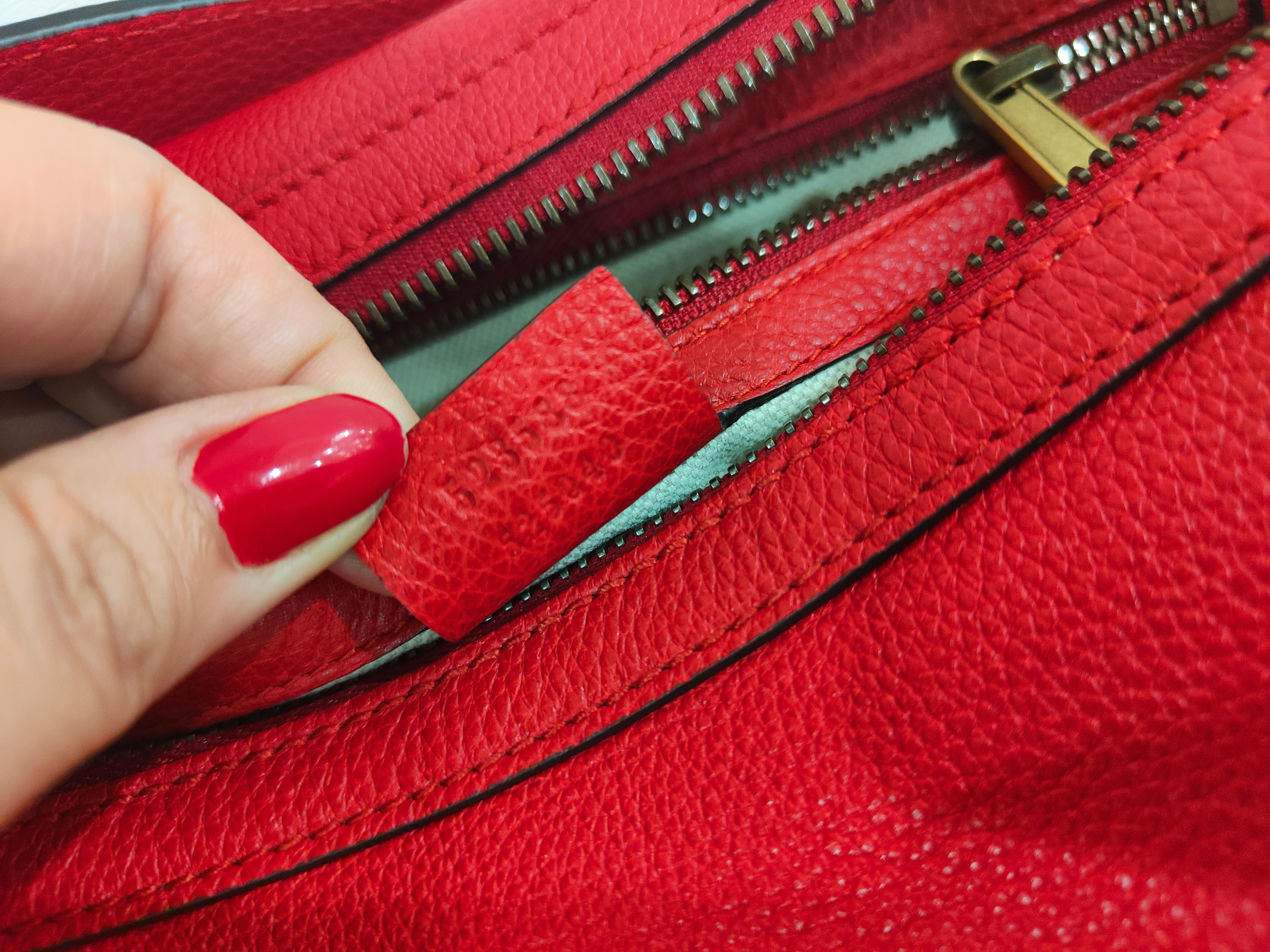 Gucci Red leather big bag nwot 