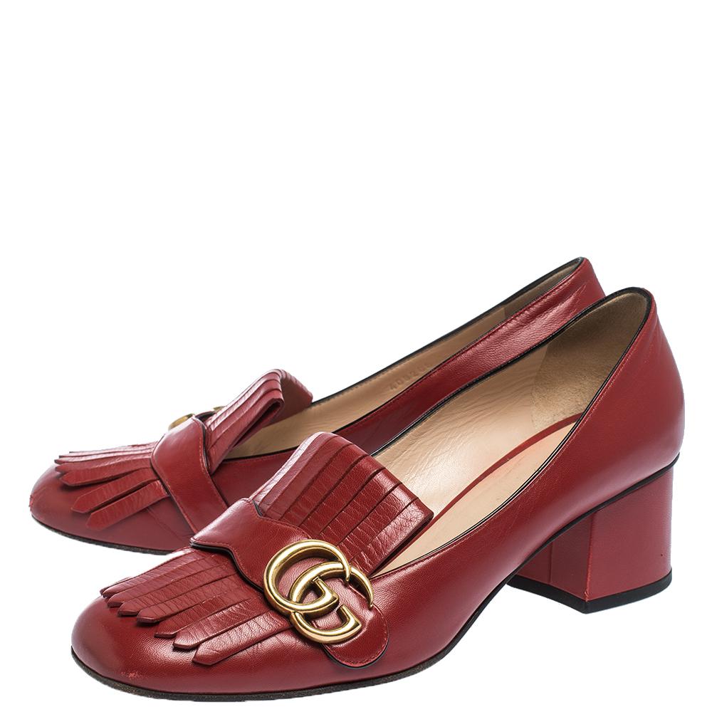 Gucci marmont pumps sale clearance