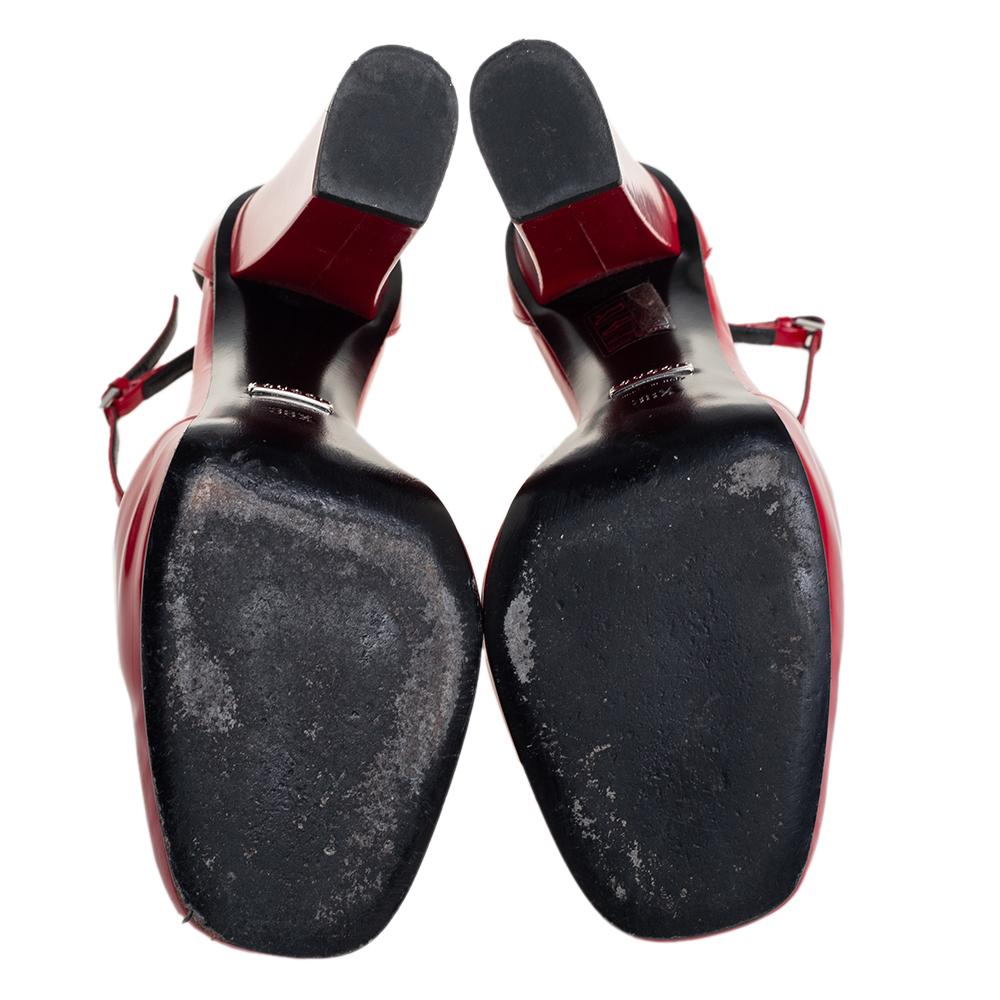 gucci red platform heels