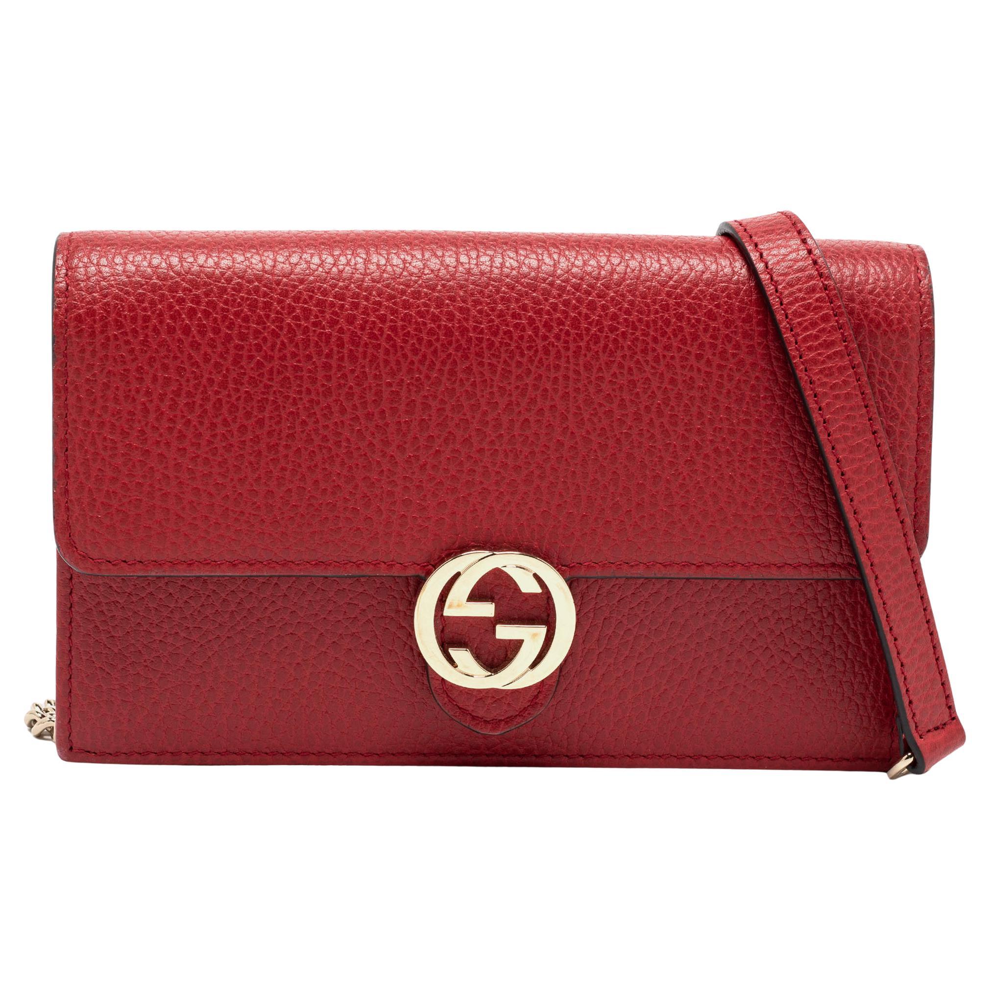 Gucci Clutch On Chain 28 For Sale on 1stDibs