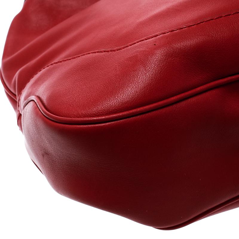 Gucci Red Leather Medium New Jackie Hobo 3