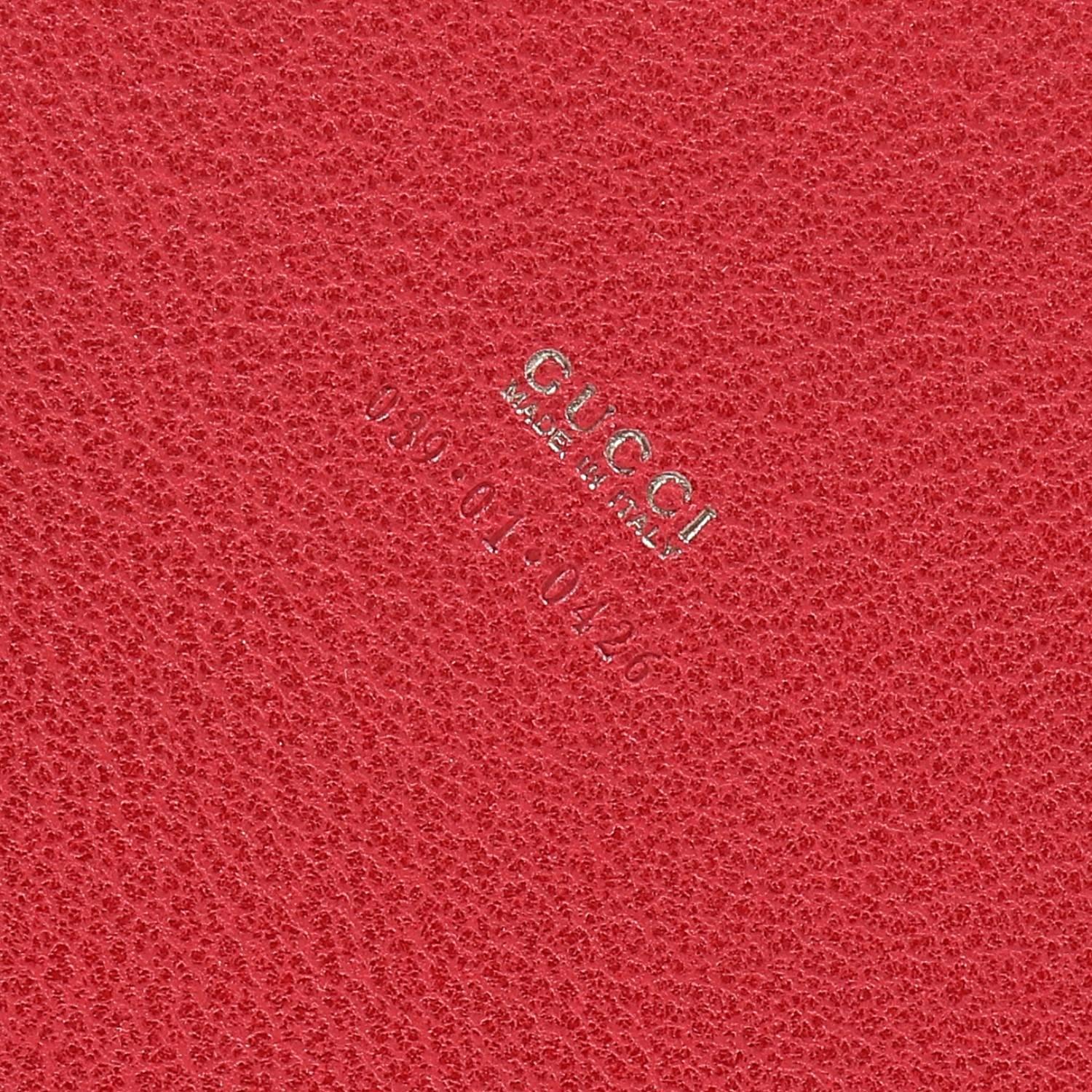 Gucci Red Leather Pocket Emptier, 2000s 4