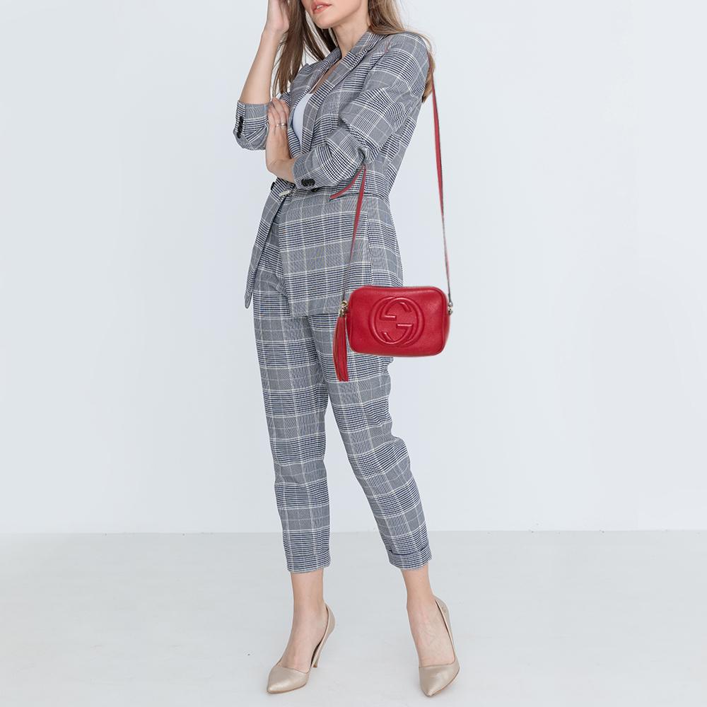 gucci soho disco bag red