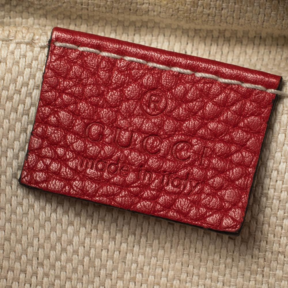 Women's Gucci Red Leather Soho Disco Shoulder Bag