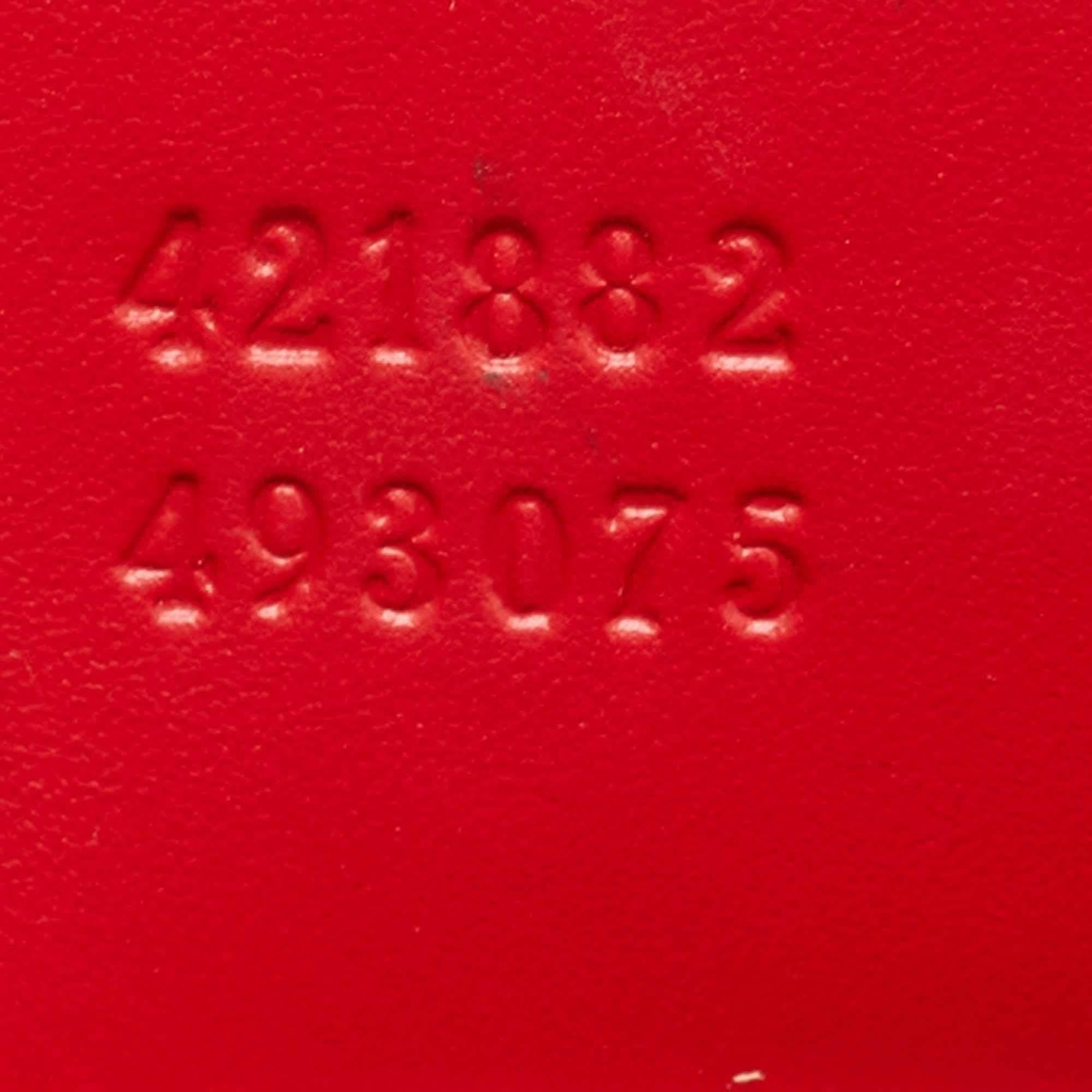 Gucci Red Leather Sylvie Shoulder Bag 6