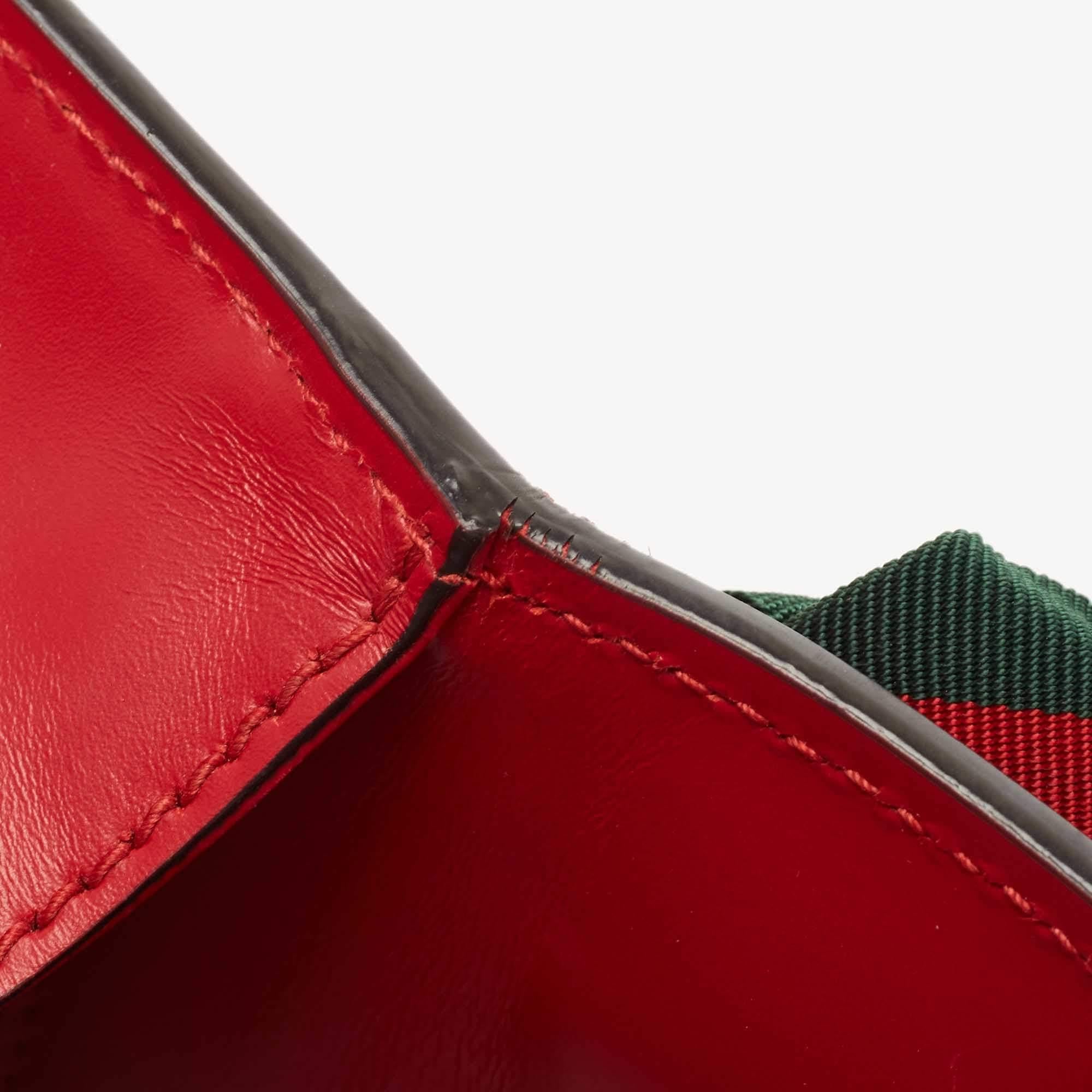 Gucci Red Leather Sylvie Shoulder Bag 9