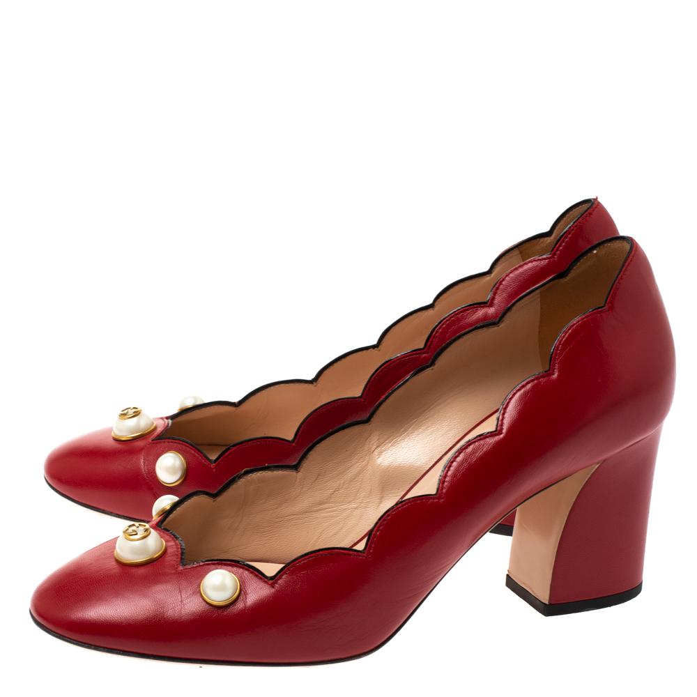 etiket gucci heels with pearls 