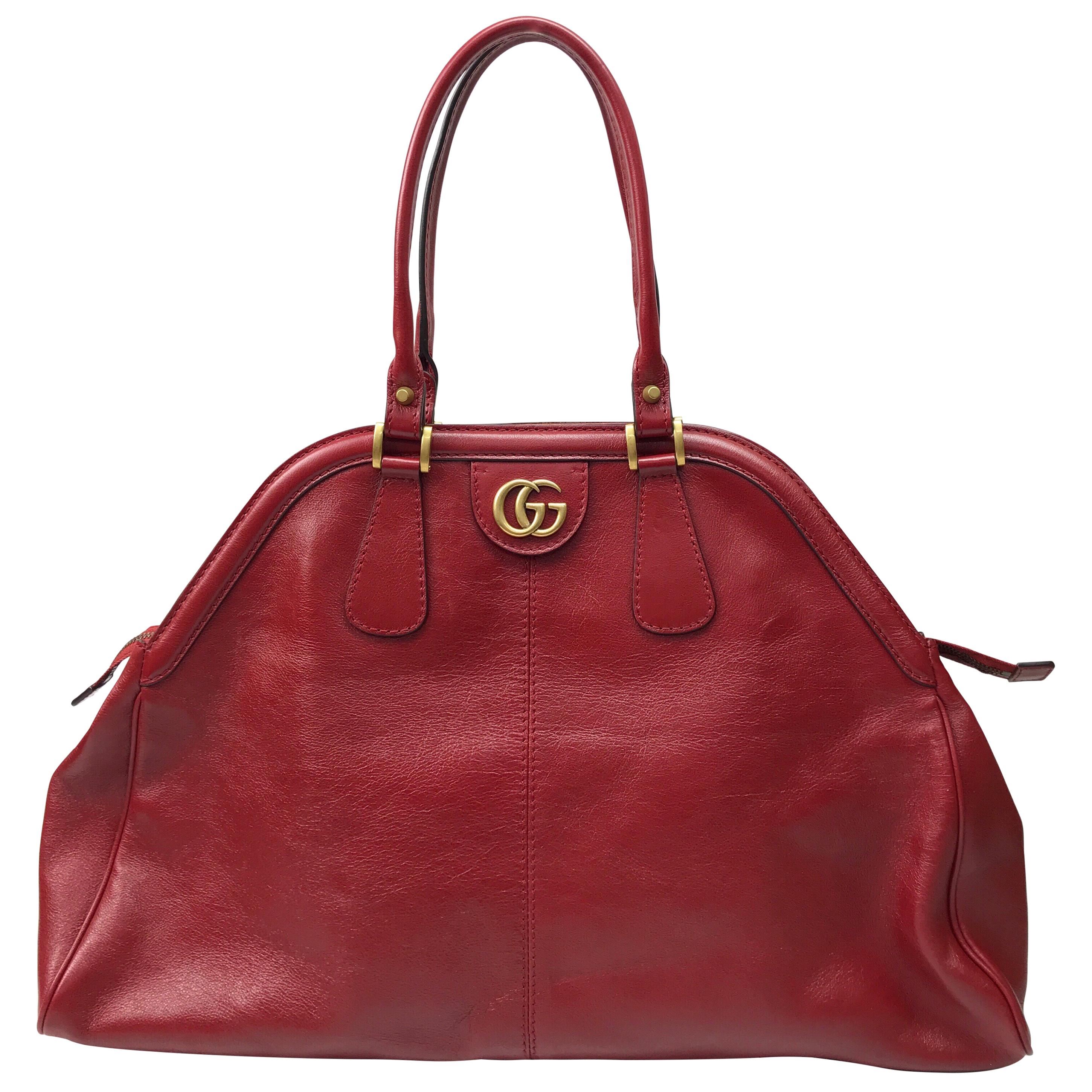 Gucci Red Marmont Re(Belle) Handbag For Sale