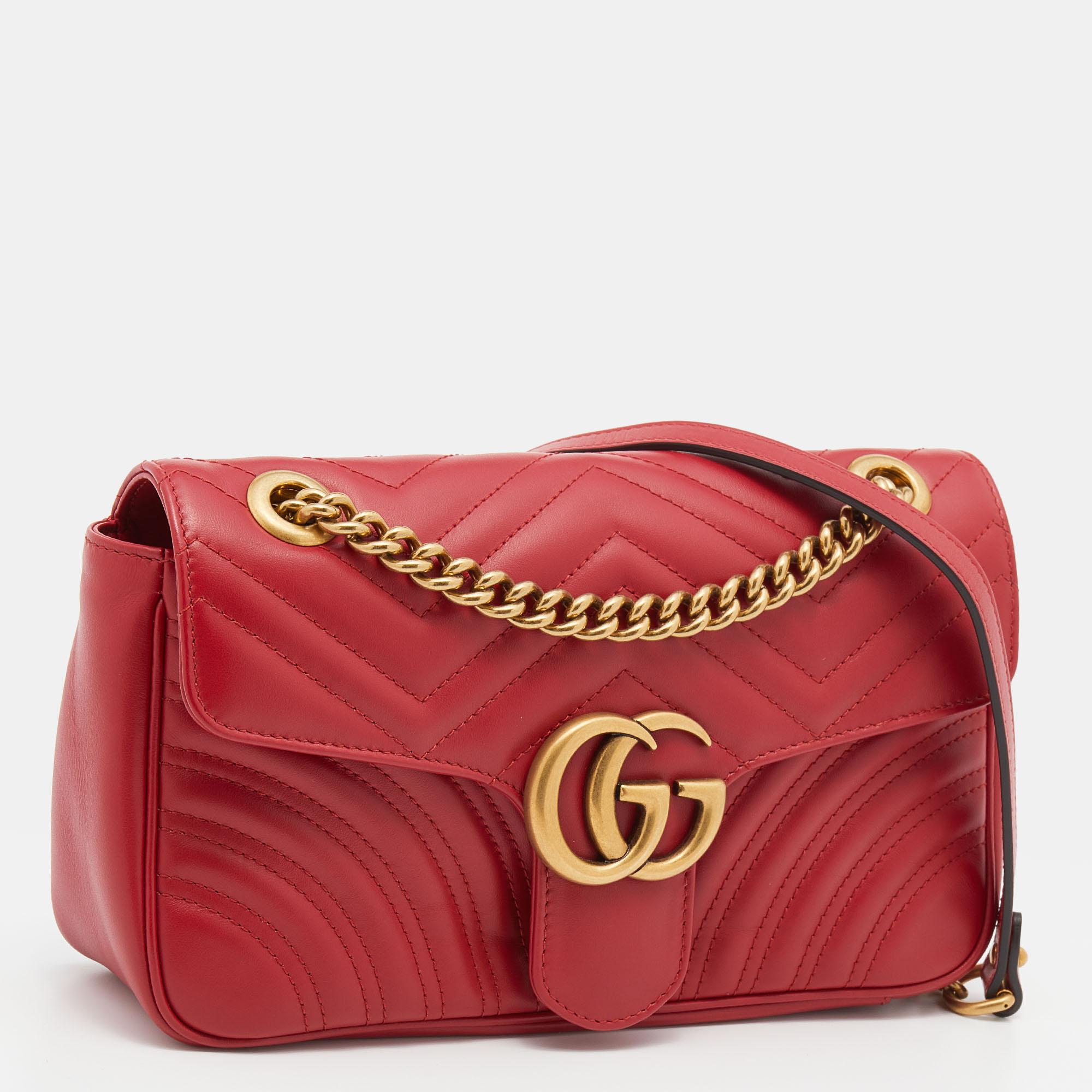 gucci marmont small red