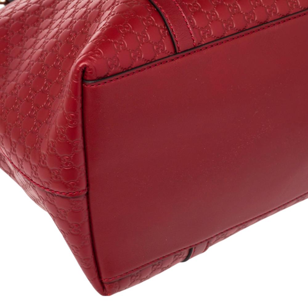 red gucci satchel