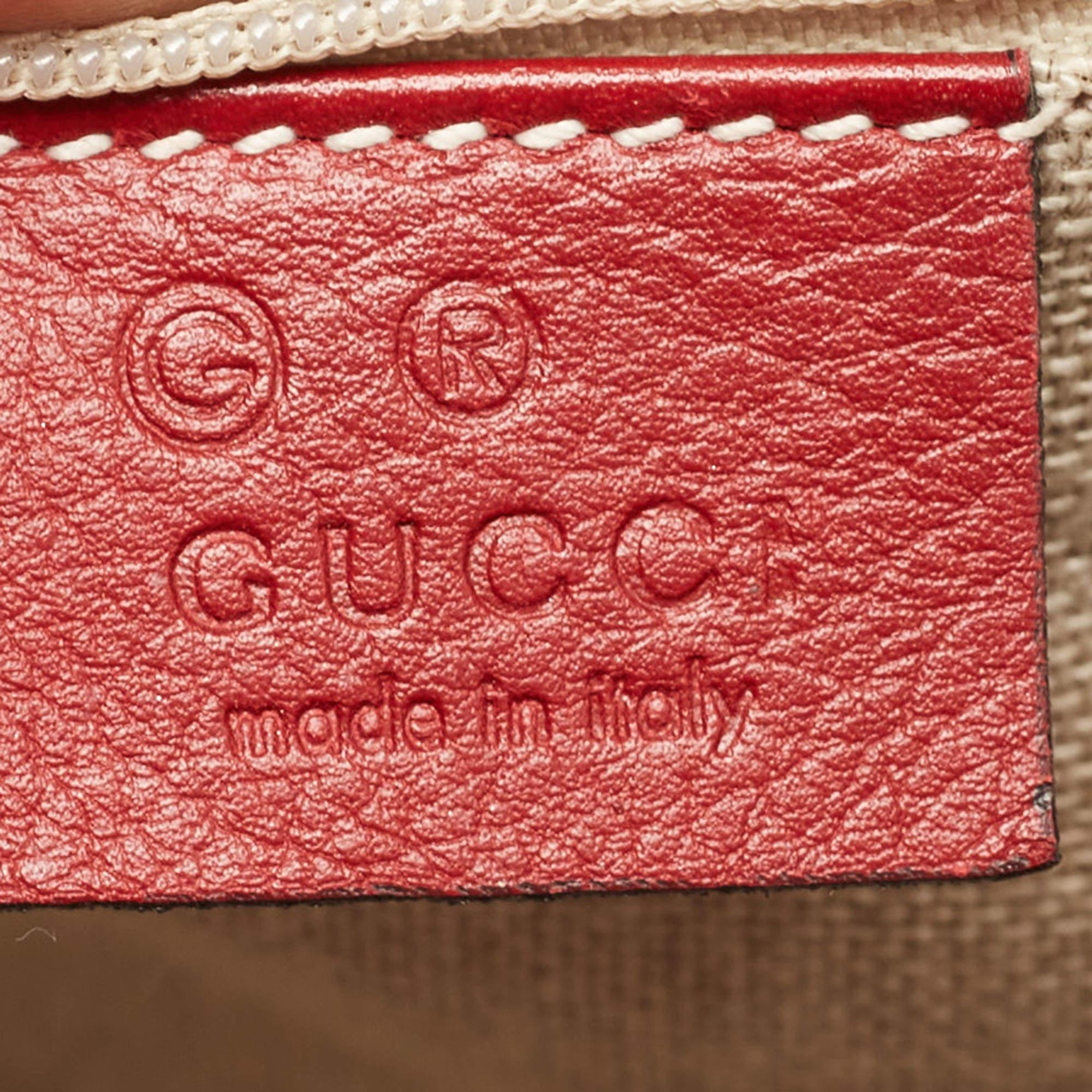 Gucci Red Microguccissima Leather Margaux Tote 5