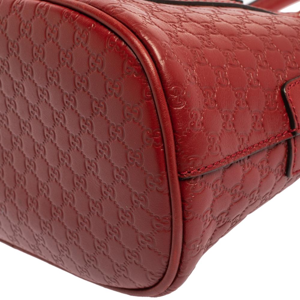 Gucci Red Microguccissima Leather Mini Dome Bag 3