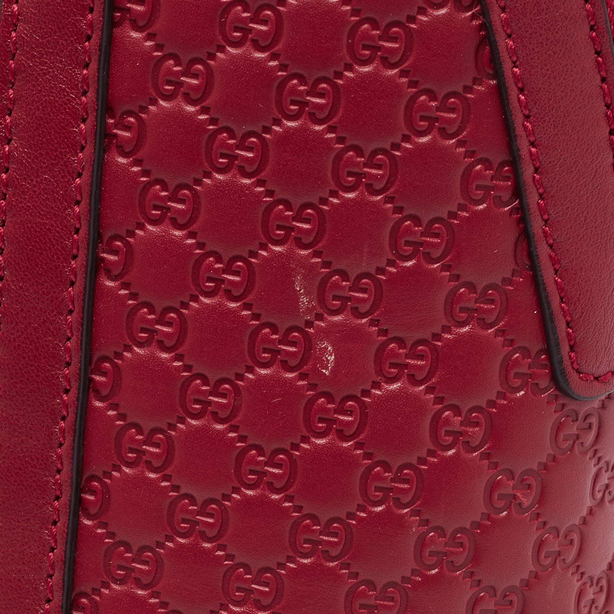 Gucci Red Microguccissima Leather Mini Dome Bag 13