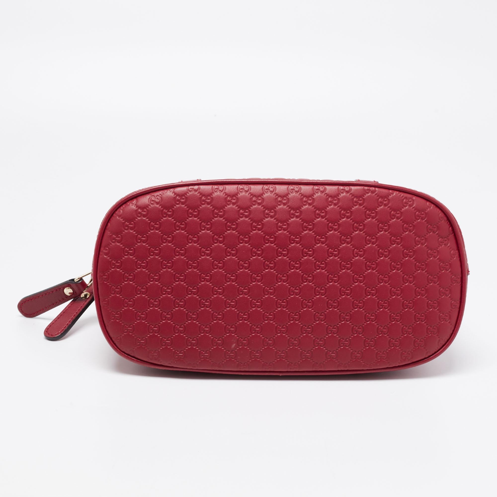 Gucci Red Microguccissima Leather Mini Dome Bag 1